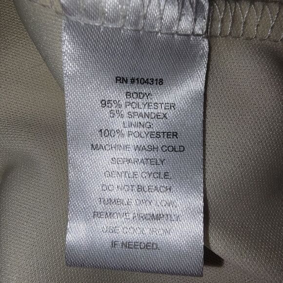 Allison Brittney retro ruffle bell sleeve dress size Medium - Picture 8 of 8